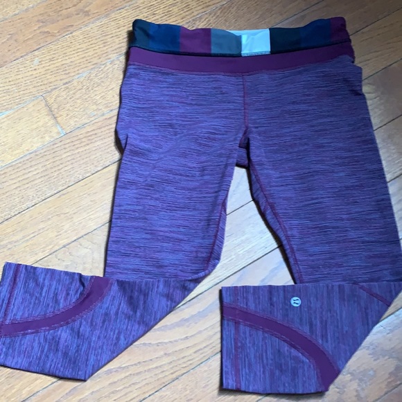 Lululemon Run inspire athletic crops size 6 - Picture 6 of 11
